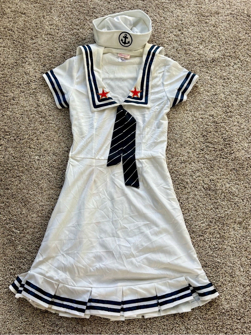 Dreamgirl Cruise Cutie Sailor Costume Dress & Hat Only Size Extra Small XS
